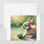 Carte Postale Lapin (Devant / Derrière)