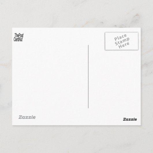 Carte Postale Lapin (Dos)