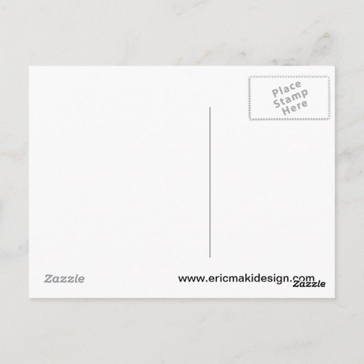 Carte Postale Lapin (Dos)