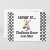 Carte Postale lapin alien (Devant / Derrière)