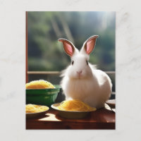 Lapin Angora Avec Spaghetti