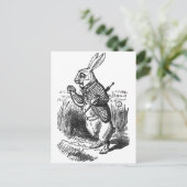 Carte Postale Lapin blanc (Debout devant)