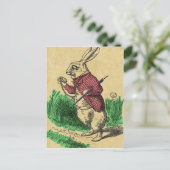 Carte postale Lapin Blanc (Debout devant)