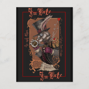 Carte Postale Lapin blanc