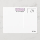 Carte Postale Lapin blanc mou (Dos)