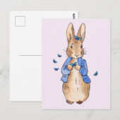 Carte Postale Lapin bunny (Devant / Derrière)