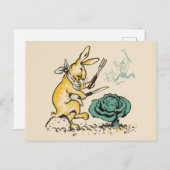 Carte Postale "Lapin de choux" (Devant / Derrière)