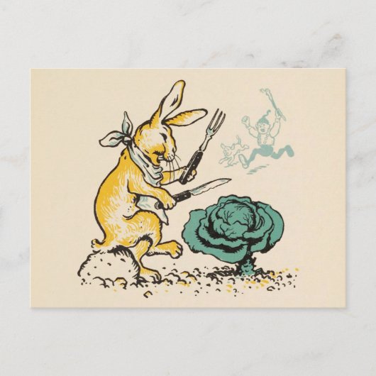 Carte Postale "Lapin de choux" (Devant)