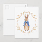 Carte Postale Lapin de conte de fées traditionnel (Devant / Derrière)