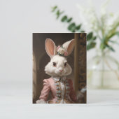 Carte Postale Lapin de Cotillon (Debout devant)