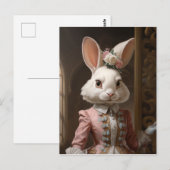 Carte Postale Lapin de Cotillon (Devant / Derrière)