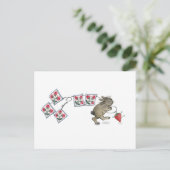 Carte Postale Lapin de courbure (Debout devant)