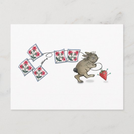 Carte Postale Lapin de courbure (Devant)