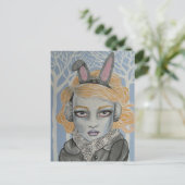 Carte Postale Lapin De Neige (Debout devant)