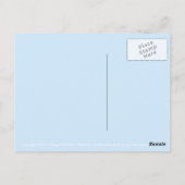 Carte Postale Lapin de neige et panda de neige (Dos)