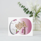 Carte Postale Lapin de Pâques (Debout devant)