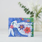 Carte Postale Lapin de Pâques (Debout devant)