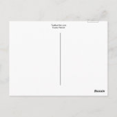 Carte Postale Lapin de Pâques (Dos)