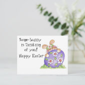 Carte Postale Lapin de Pâques (Debout devant)