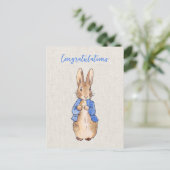 Carte Postale Lapin de Pâques classique Félicitations (Debout devant)