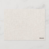 Carte Postale Lapin de Pâques classique Félicitations (Dos)