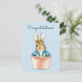 Carte Postale Lapin de Pâques classique Félicitations (Debout devant)