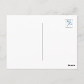 Carte Postale Lapin de Pâques et de Flore (Dos)