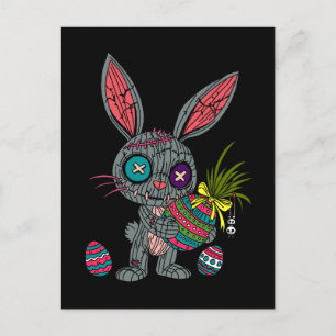 Carte Postale Lapin de Pâques Voodoo