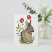 Carte Postale 'Lapin De Pavot' (Debout devant)