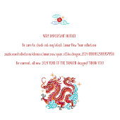 Carte Postale Lapin découpé en papier pour Nouvel An chinois 202