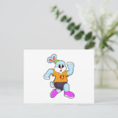 Carte Postale Lapin en cours d'exécution (Debout devant)