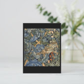 Carte Postale Lapin en Forêt par William Morris, (Debout devant)