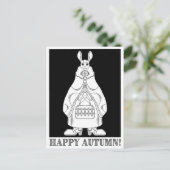 Carte Postale Lapin heureux (Debout devant)