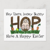 Carte postale Lapin Honey (Devant)