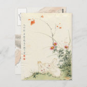 Carte Postale Lapin japonais (Devant / Derrière)