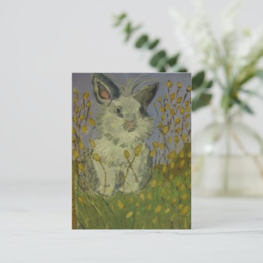 Carte Postale lapin kandinsky (Debout devant)