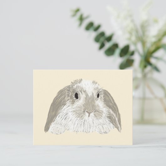 Carte Postale Lapin Lapin (Debout devant)
