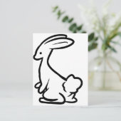 Carte Postale Lapin Lapin (Debout devant)