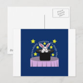 Carte Postale Lapin Magique (Devant / Derrière)