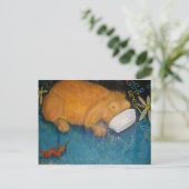 Carte Postale lapin magique (Debout devant)