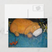 Carte Postale lapin magique (Devant / Derrière)