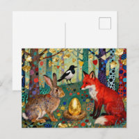Lapin, Pie, Renard et «L'œuf de l'oie dorée»