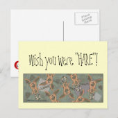 Carte Postale Lapin primitif (Devant / Derrière)