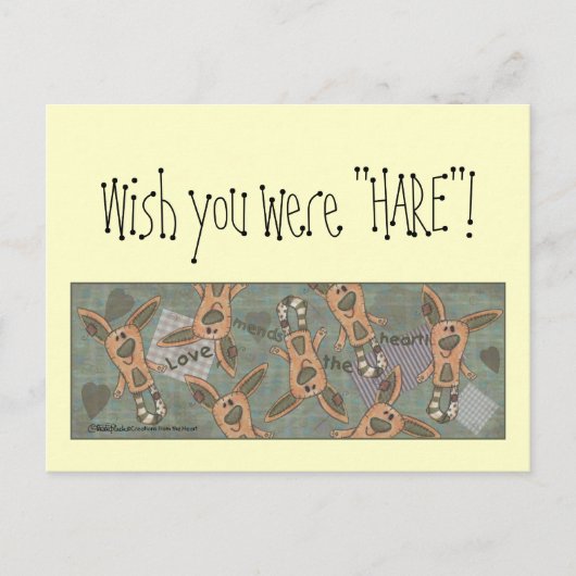 Carte Postale Lapin primitif (Devant)