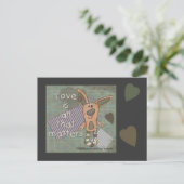 Carte Postale Lapin primitif (Debout devant)