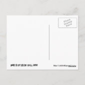 Carte Postale Lapin urbain (Dos)