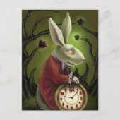 Carte Postale Lapin Vampire blanc (Devant)