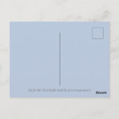 CARTE POSTALE LAPINS PÈLERINS, DÎNANS DE THANKSGIVING SAGES ET C (Dos)