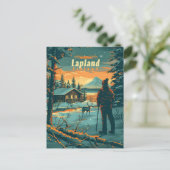 Carte Postale Laponie Finlande (Debout devant)