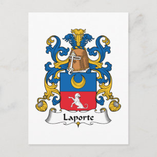 Carte Postale Laporte Famille Crest